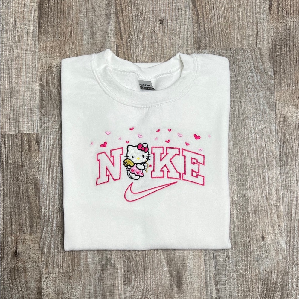 Hello Kitty Cupid Nike Embroidered hoodie
